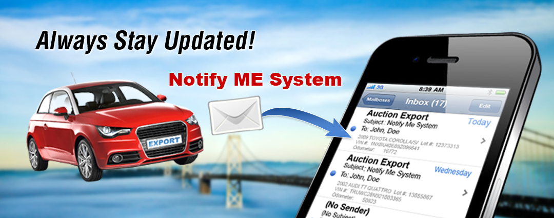 Always stay updated! Notify me System.